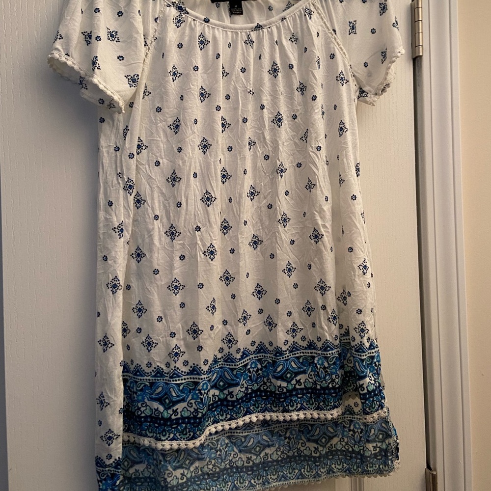 French laundry medium high low hem shirt